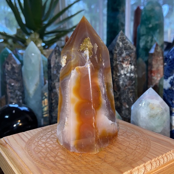 🎄SALE🎄River Agate Crystal Tower! - Picture 3 of 9